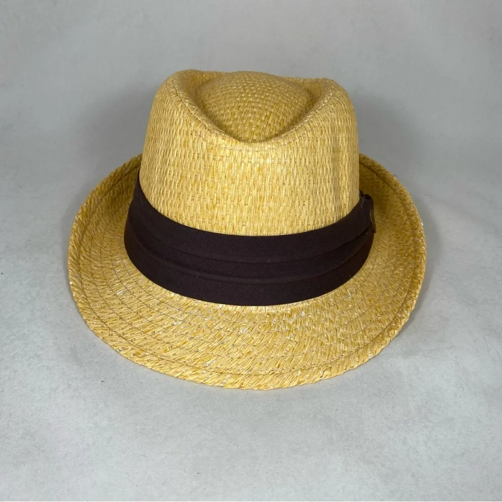 Dorfman Pacific Fedora Front Pinch Diamond Crown Hat NWT